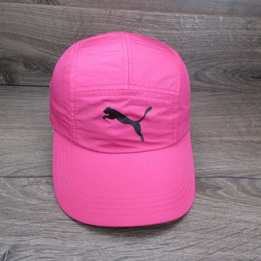 Puma Hat Cap Womens Pink Strapback Running Athletic Outdoor Lightweight Gym Hike